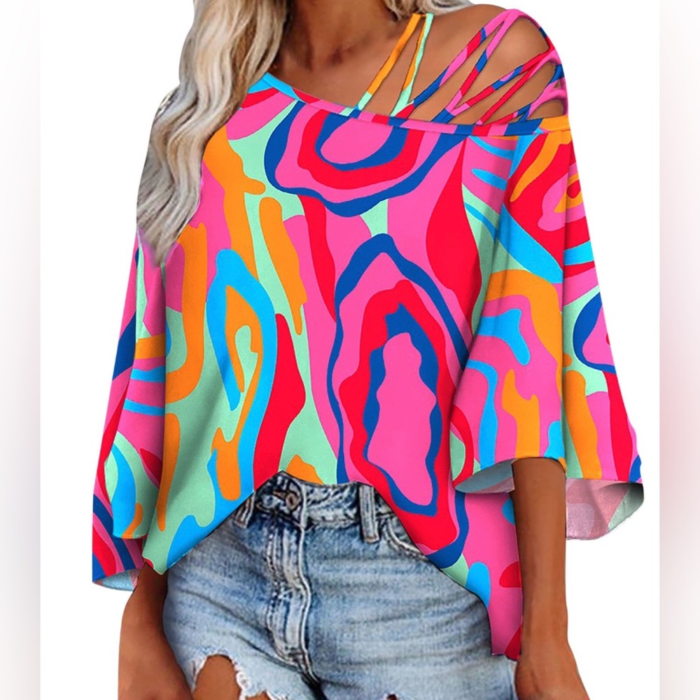 Resort Wear Ladies Top sz 2X NWT